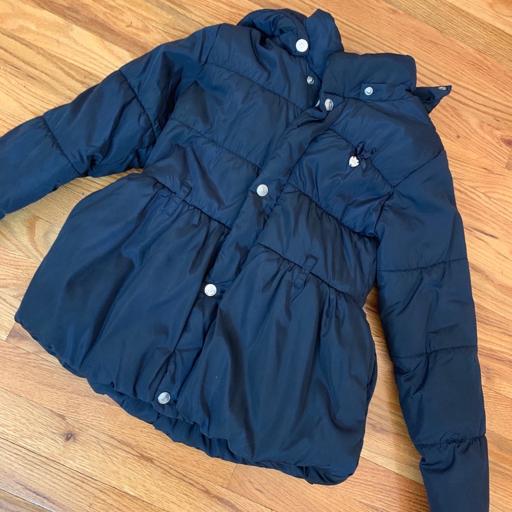 Le Chic Navy Blue Girls Coat size 140